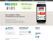 Tablet Screenshot of malldeals.com